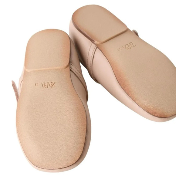 ZARA Kids | Pink | T-STRAP FLATS - Picture 5 of 6
